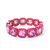 Colorful 15mm Crystal Elastic Bracelet Enamel Stretch Rhinestone Bangle Tile Bead Bracelet for Women Jewelry - Image 26