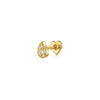 Silver Shiny Star/Heart Zircon Heart Shaped Flat Back Piercing Earring for Women Internal Thread Party Gifts - Image 30