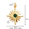 Shining Moon Star Sun Tellurion Celestial Compass Charm Pendant Gold Colour, Jewelry Necklace Bracelet Making Supply - Image 43