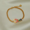 Classic 316L Stainless Steel Letter D Bangles for Women Jewelry Star Bracelets Party Gifts - Image 5