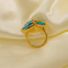 Carlidana Jewelry Open Rings Gold Plated Stainless Steel Simple Multi-Color Crystal Ring For Women Jewelry - Image 5