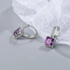 Silver Color Square Zircon Earrings for Women Girl Simple Korean Silver Needle Ear Buckles Earring Jewelry - Image 17
