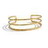 Stainless Steel Layered Hollow Cuff Open Minimalist Bracelet Bangle Statement Attractive Wrist Jewelry - Image 7