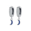 Heart and Hoop Earrings with Cubic Zirconia in Many Styles - Image 33