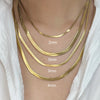 Stainless Steel Snake Chain Necklace in 2 mm to 5 mm Widths - Image 18