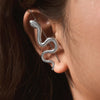 1 Piece Helix Hooks Earrings Ear Wrap Crawler Hook Earrings For Women, Snake Serpent Cartilage Piercing Punk Jewelry - Image 2