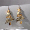 Vintage Metal Christmas Tree Long Drop Earrings for Women Girls Holiday Party Jewelry Acccessories Christmas Gifts - Image 10