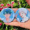 58mm Anime The Summer Hikaru Died Tsujinaka Yoshinori Cosplay Costume Badge Pin Spte Tinplate Brooch Prop Xmas Gift - Image 5