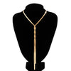 Long Flexible Flat Chain Necklace in Multiple Finishes - Image 6