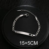 Personalized Bracelet For Men Women Stainless Steel Multi Styles Blank Nameplate Heart Bracelet Party Jewelry Gift - Image 30