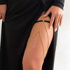 Sexy Shiny Crystal Multilayer Tassel Leg Chains for Women Charms Adjustable Elastic Thigh Chains on Leg Accessories Body Jewelry - Image 1