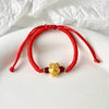 Lucky 12 Constellation Zodiac Sign Braided Animal Bracelet Men Women Red Rope Gold Color Beads Bracelet Bangle Gift Jewelry - Image 3