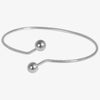 1pc Classic Stainless Steel Brief Metal Texture Bangle Terror Eyes Metallic Ball Opening Adjustable Bangles For Women Gift - Image 29