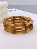 3pcs Acrylic Beaded Elastic Bracelet with Colorful Bamboos for Women's Daily Wear bracelet for women - Image 1