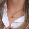 Polished Stainless Steel Jewelry OT Bar Charm Chunky Hoop Earrings Gold Plated Jewelry For Woman - Image 15