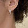Sparkling Zircon Lava Star Geometric Stud Earrings For Women Girls Minimalist Creative Birthday Jewelry Gifts - Image 5