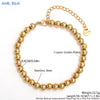 Stainless Steel Chain Beaded Bracelet Adjustable Silver Color Smooth Metal Ball Link Bracelets Women Men Jewelry Gift - Image 9