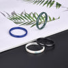 Romantic Sweet 9 Color Design Ceramic Rings Smooth Circular Ring For Women Men Goth Rock Finger Rings Jewelry Engagement Ring - Image 1