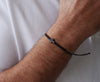 Minimalist Men Stack Cord Bracelets Handcrafted Woven Black Wax Cross Protection Jewelry for Men Valentine Gifts - Image 4
