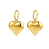 Heart Shape Hoop Earrings Asymmetric Big Earrings for Women Gold Color Party Jewelry Girl Chic Gift - Image 6