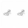 2pcs Silver Zirconia Labret Lip Ring Tragus Cartilage Piercing Stud Earrings for Women Men Earring Jewelry - Image 8