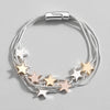 Two Tone Geometric Square Beads Chain Bracelets for Women Multilayer Silver Color Link Bangle Bracelet Charm Jewelry - Image 13