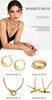316L Stainless Steel Coloeful Tarot Necklace Zircon Star Moon Sun Lovers Magiclan Knight Empress Necklace For Women - Image 16
