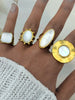Shell Stainless Steel Gold Plated Adjustable Opening Rings for Women Engagement Party Gift Temperament Jewelry - Image 6