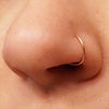 8mm Titanium Double Helix Nose Rings Hinged Segment Ring Ear CartilageTragus Helix Lip Piercing Nose Hoop Studs Punk Jewelry 1PC - Image 5