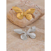 Chic Stainless Steel Golden Metal Butterfly Brooch Pin for Women Pvd Plated Charm Jewelry Gift - Image 5