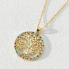 Crystal Tree of Life Necklace for Women Stainless Steel Long Chain Pendants Choker Aesthetic Jewelry collares - Image 9
