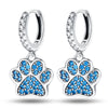 Women's Silver Snowflake Christmas Sparkling Zircon Winter Earrings Fit For Engagement Parties Jewelry - Image 10