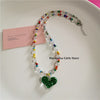 Y2K Handmade Strawberry Love Heart Pendant Pearl Choker Necklace For Women Goth Sweet Cute Scene 2000s Emo Jewelry Accessories - Image 14
