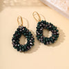 Small Earrings National Flag Colors Water Drop Earrings for Women Handmade Beads Crystal Earrings Gift Jewelry - Image 37