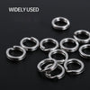 Jigging Pro Stainless Steel Split Rings Fishing Connectors Snap Rings 10/15Pcs Heavy Duty Saltwater Fishing Accessories - Image 4