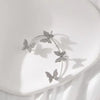 Butterfly Ear Cuff Clip with Crystals No Piercing - Image 5