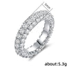 Promise Wedding Ring for Women Micro Paved Cubic Zirconia Simple Versatile Engagement Proposal Ring Party Jewelry - Image 7