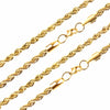 3mm Width 45cm/50cm/55cm/60cm Stainless Steel Rope Chains Necklace Women Men Accessories Gold Color Collars Basic Gift - Image 6