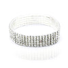 Silver Color Stretchy 1/2/3/4/5 Rows Bracelet Anklet Ankle chain Rhinestones Foot Jewelry Crystal Bracelet - Image 7