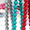 Two-Piece Acrylic Bead Necklace and Bracelet Set with Geometric Shapes - Image 41