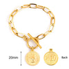 Women Bracelet Stainless Steel Silver/gold Color T bar Flat Line Oval Chain Female Bracelet Jewelry - Image 13