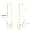 2PC/1pair Heart Love White Shell Drop Earring for Women Stainless Steel Hoop Earrings Romantic Valentine's Day Gift - Image 15