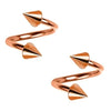 2pc/set Steel Spiral Twisted Lip Ring Nose Rings 16 Gauge Ear Cartilage Helix Piercing Body Accessories Jewelry Gift - Image 9