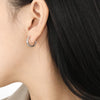 20 Pcs Hammered Earrings Gold Plated Hoop Earrings Stainless Steel Hoop Earrings for Women, Earring Hooks - Image 5