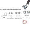 silver Gra six-jaw stud earrings Women Wedding Band Jewelry - Image 3