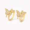 Butterfly/Star Shape No Piercings Clip Earrings For Women Single Multilayer Shine Zircon Ear Cuff Jewelry - Image 6