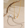 Delicate Bling Zircon Imitation Pearls Bow Knot Drop Collar Necklace Elegant Korean Jewelry for Women - Image 3