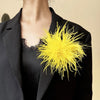 15cm Feather Brooch Handmade Jewelry Clothing Accessories Clip - Image 1