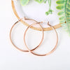 Big Hoop Earrings For Women Minimalist Circle Classic Cartilage Earring Rose Gold Color Hoops Jewelry - Image 6