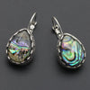 Colorful Shell Various Shapes Owl Women Hollow Zinc Alloy Antique Silver Plated Retro Drop Earring Jewelry Crafts - Image 8